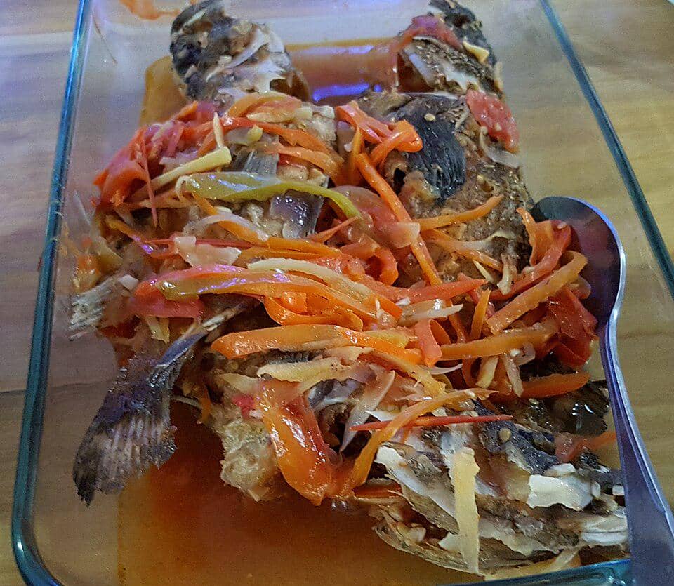 Resep Escabeche Khas Filipina, Ikan Goreng Saus Asam Manis