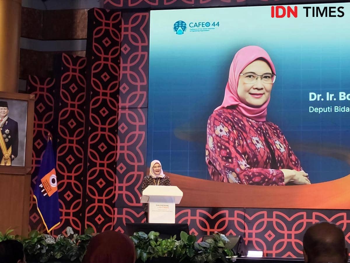 Boediastoeti Ontowirjo dari BRIN saat penandatanganan kerja sama PII, BRIN, dan BPS untuk memperkuat IKD di Jakarta.