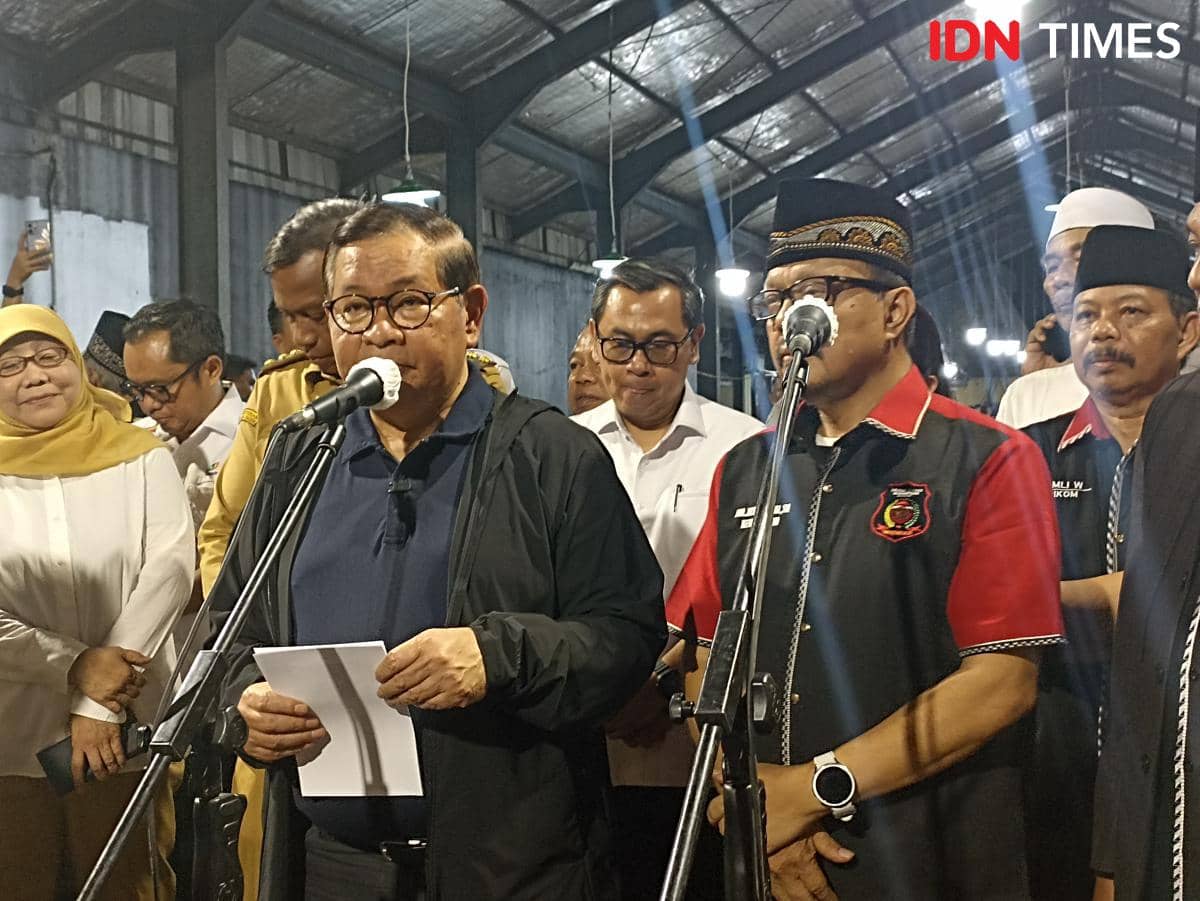 Pramono Gratiskan Retribusi Pedagang Kramat Jati Selama 6 Bulan