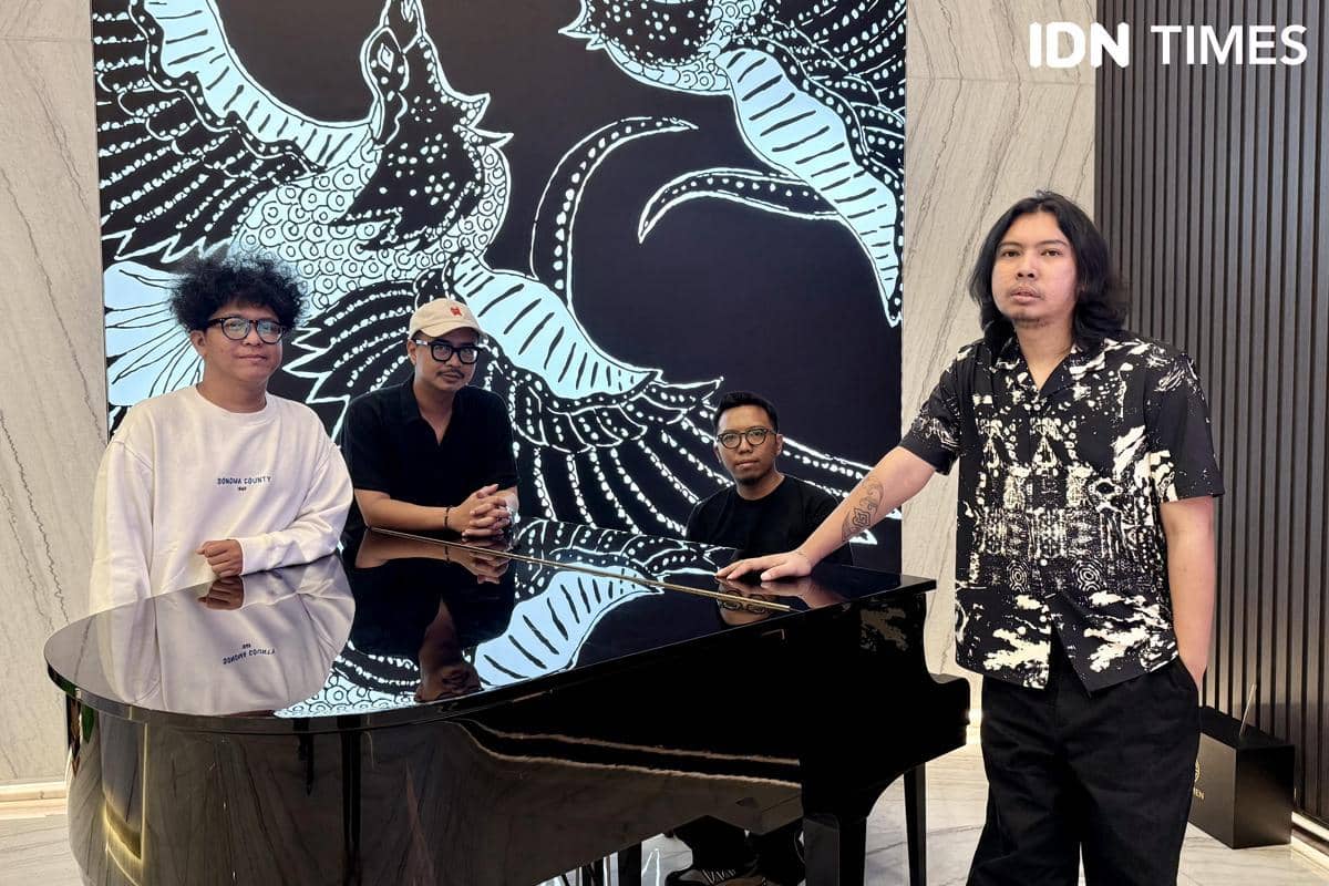 Personel band Good Morning Everyone (GME) berpose pada Rabu, 19 Agustus 2026, dalam foto dokumentasi IDN Times.