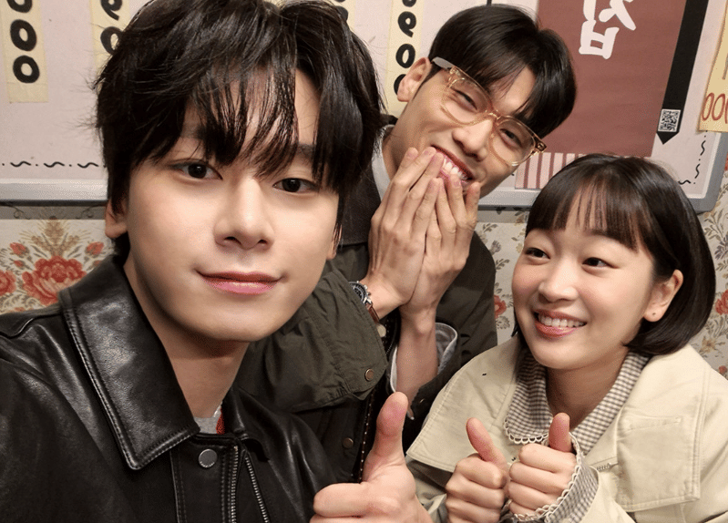 Cha Woo Min, Nam Hyeon Woo, dan Lee Dam Hee di drama My Bias, My Boss