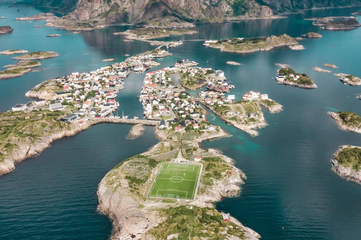 Henningsvaer, Norwegia