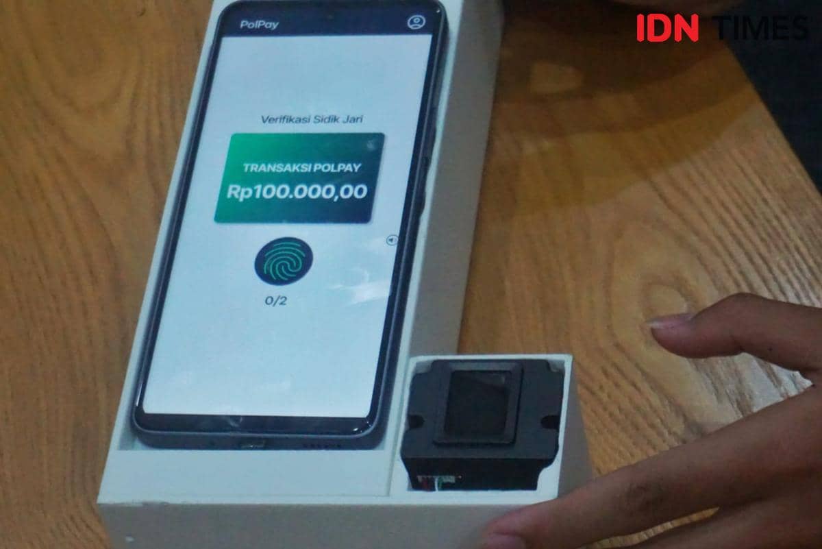 Tim mahasiswa UGM mengembangkan Polpay, sistem pembayaran digital yang memungkinkan pengguna bertransaksi hanya dengan sidik jari. (IDNTim