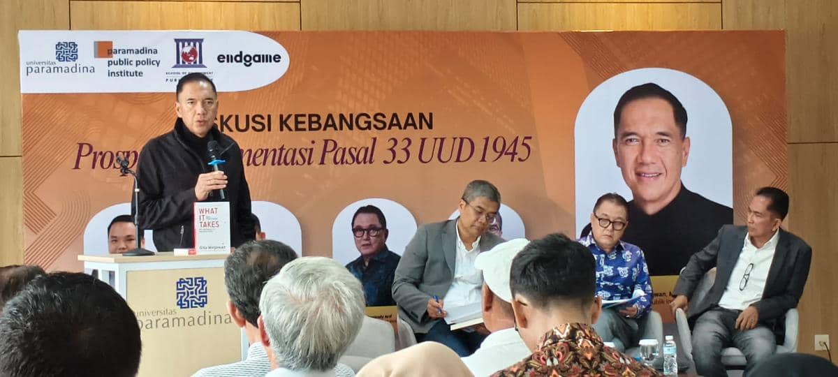 Pasal 33 Tak Cuma soal SDA, Investasi pada SDM Jadi Kunci