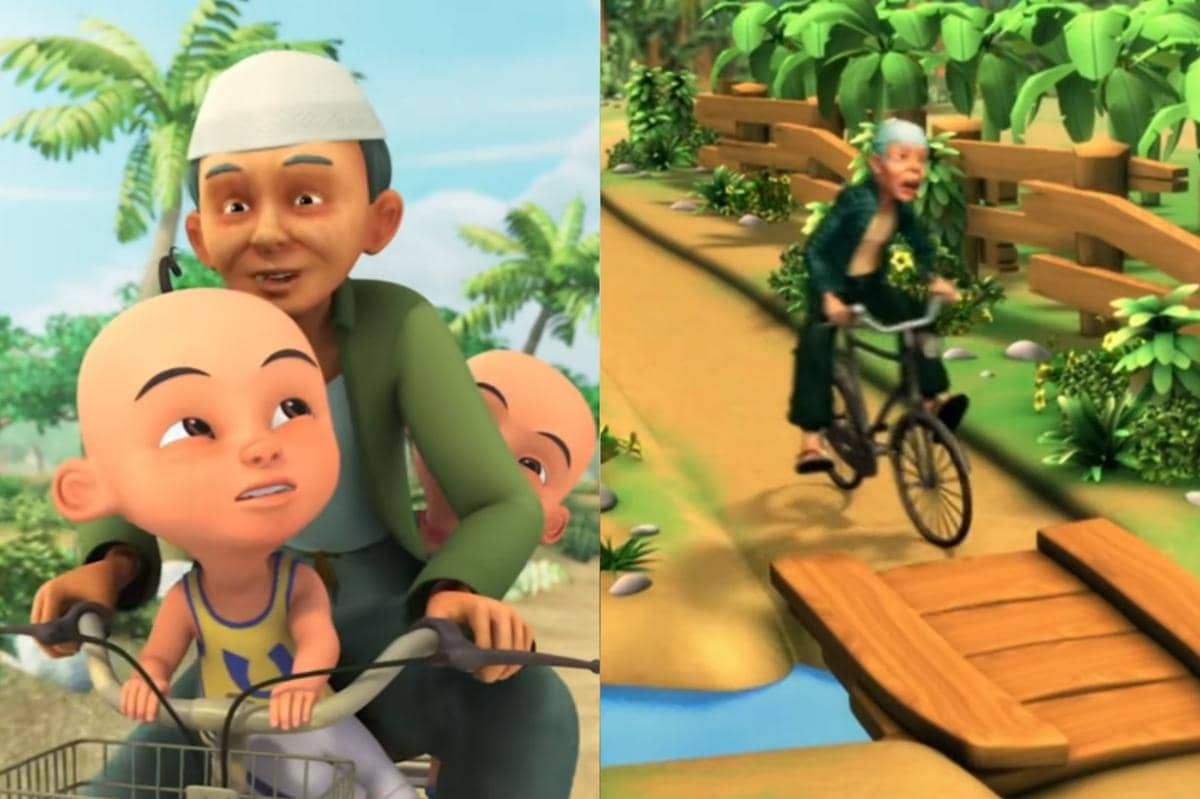 Tok Dalang dan Tok Dul sama-sama pandai sekaligus aktif mengendarai sepeda ontel dan motor, meski untuk Tok Dul ia sering tertimpa kesialan