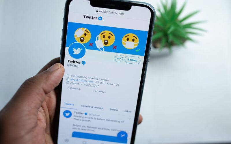 ilustrasi tampilan profil Twitter