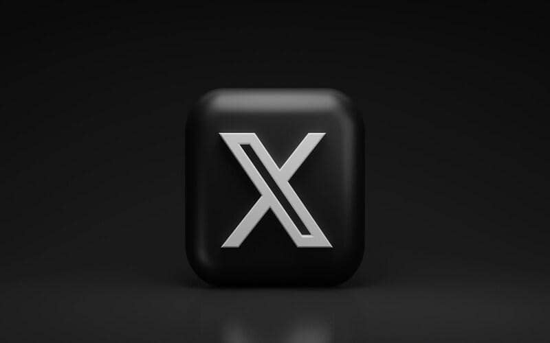 ilustrasi logo media sosial X