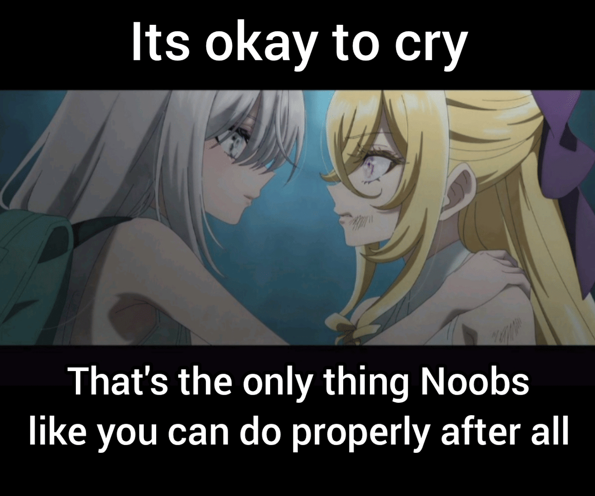 meme anime tentang skill issue