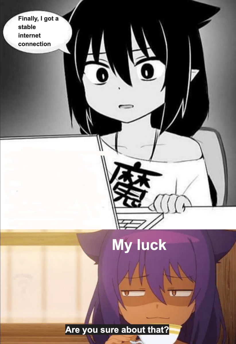 meme anime tentang momen apes
