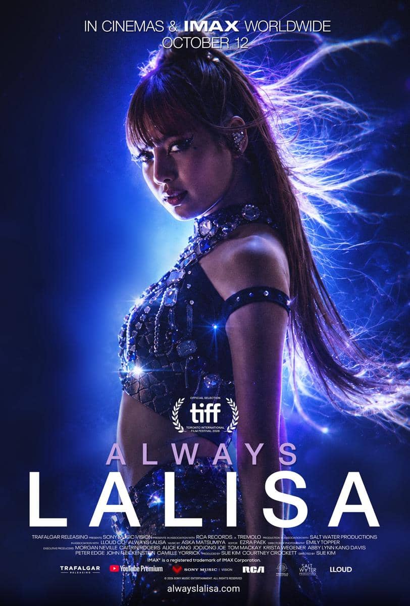 Poster film berjudul Always Lalisa yang diunggah melalui akun Instagram @lalalalisa_m, dengan judul sebagai fokus utama.