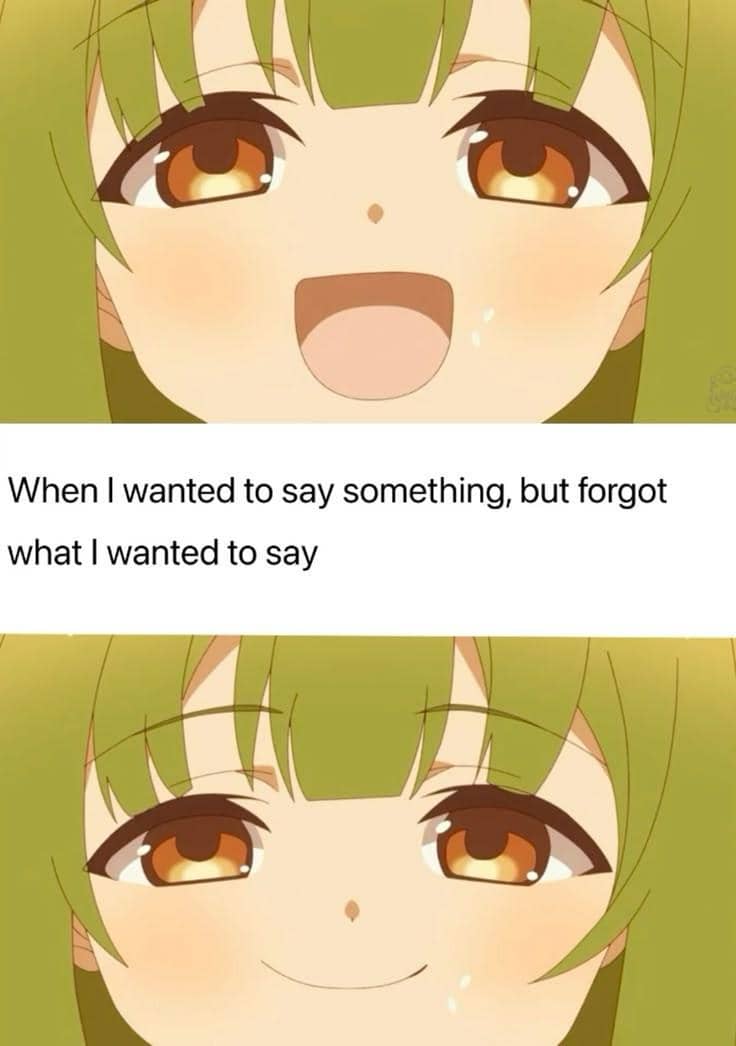 meme anime tentang momen yang bikin dongkol