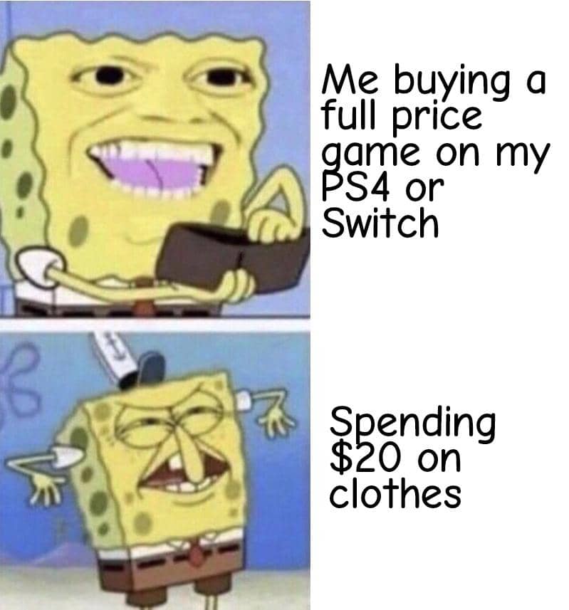 meme SpongeBob tentang prioritas