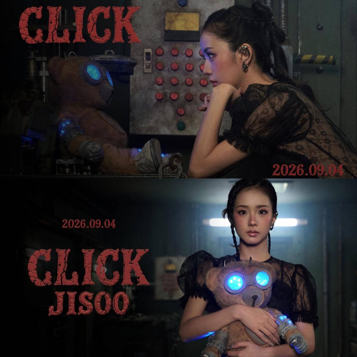 Jisoo BLACKPINK tampil dalam visual promosi comeback solonya bertajuk CLICK yang dibagikan melalui akun X resmi BLISSOO.