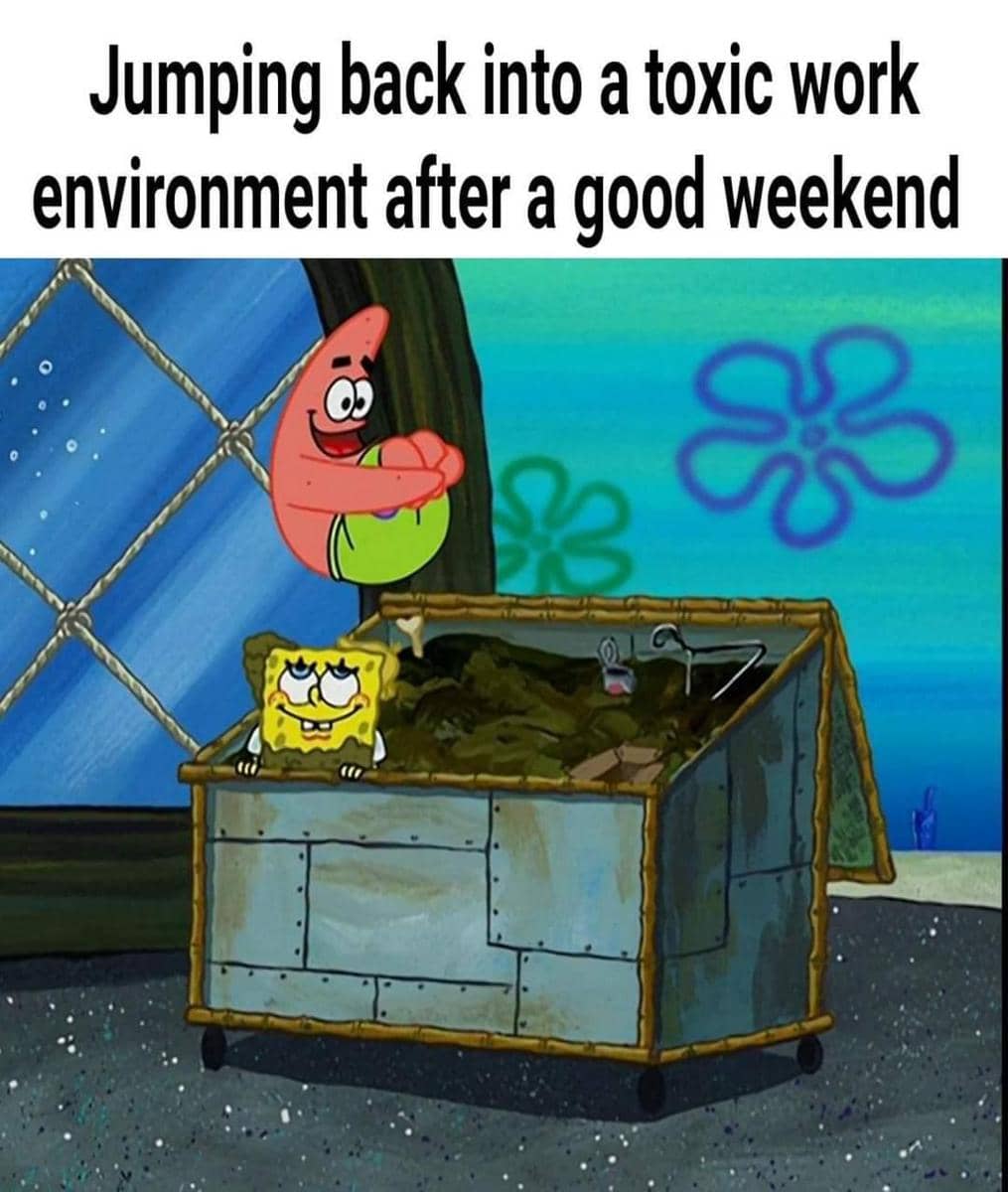 meme SpongeBob tentang karier