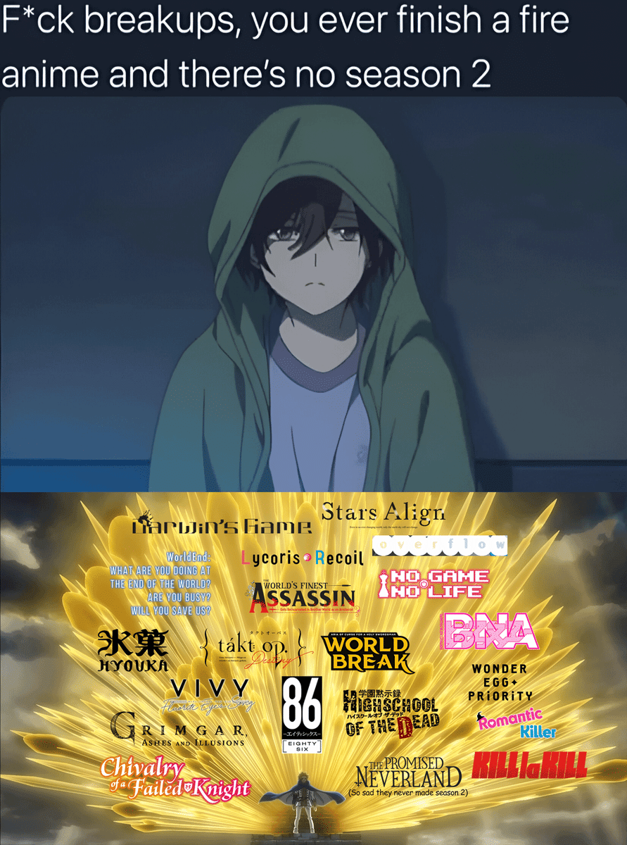 meme anime tentang momen apes