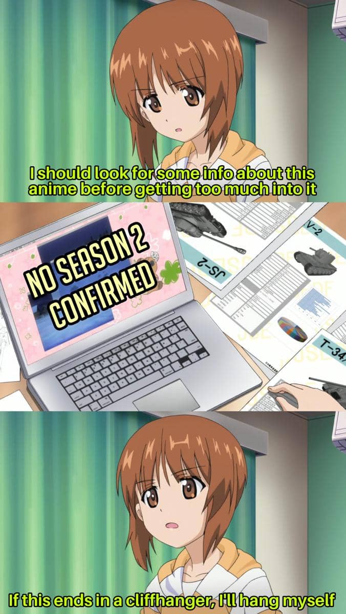 meme anime tentang momen yang bikin dongkol