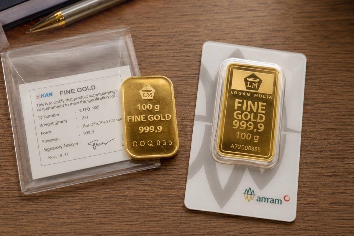 Harga Emas Antam Turun Rp30 Ribu, Segini Harga per Gramnya