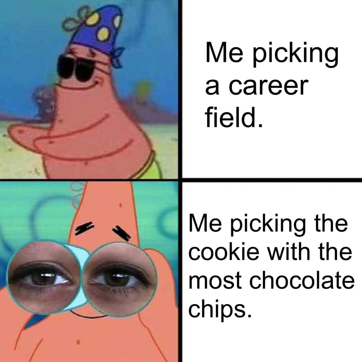 meme SpongeBob tentang prioritas