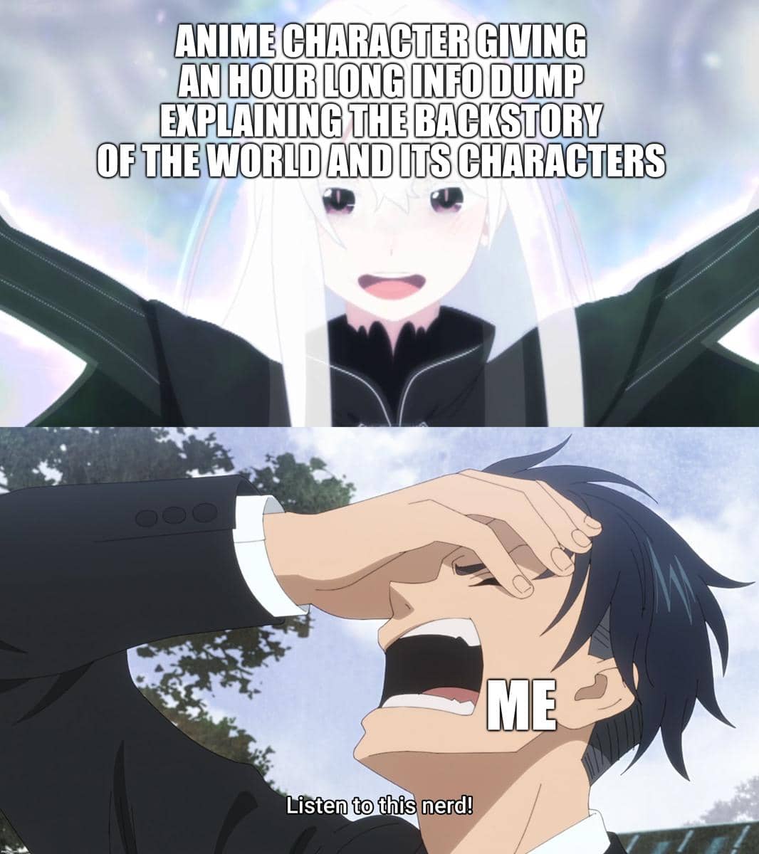 meme anime tentang momen yang bikin dongkol