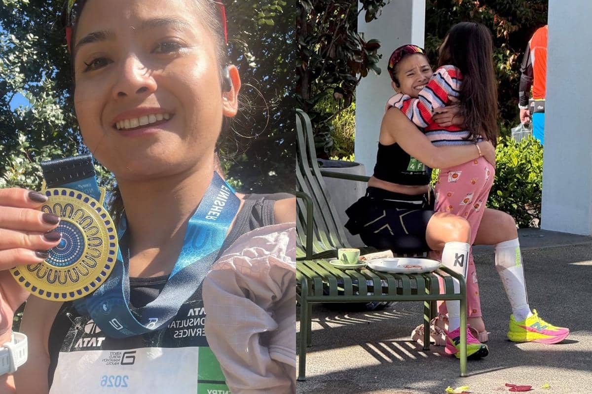 Momen Acha Septriasa Ikut Sydney Marathon 2026, Dapat Supoort Anak!