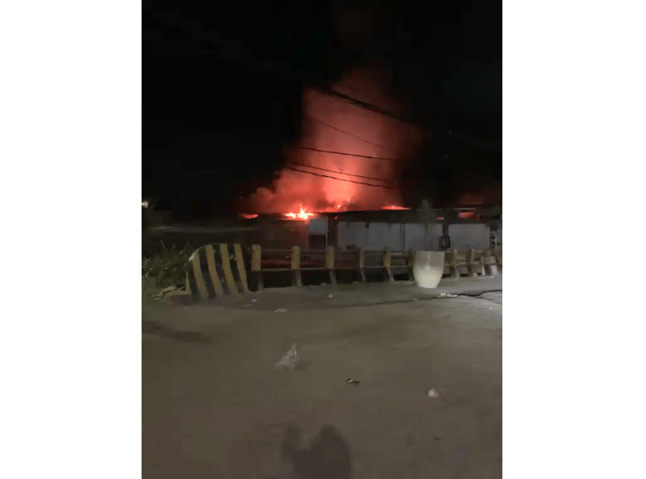 Kebakaran melanda kawasan Pasar Pa’baeng-baeng di Jalan Pa’baeng-baeng, Kecamatan Tamalate, Kota Makassar, Sulawesi Selatan, Rabu (2/9/2026)