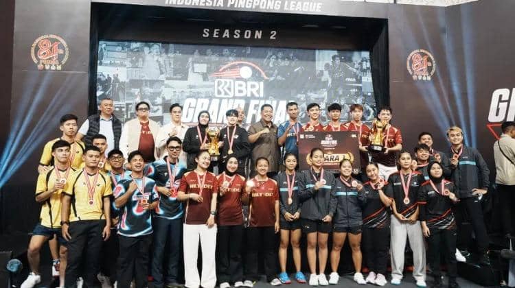 Suasana penyelenggaraan BRI Grand Final Indonesian Pickleball League Season 2 yang tuntas pada 2026.
