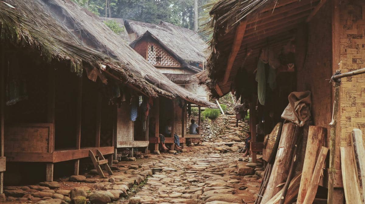 ilustrasi suasana di Desa Adat Baduy