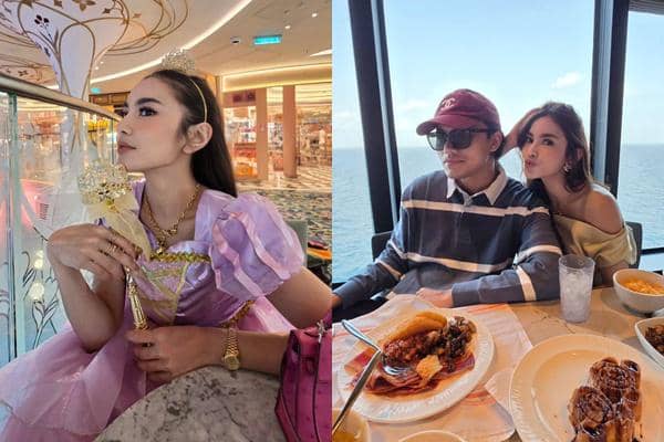 Mahalini dan Rizky Febian Ajak Selina Liburan Naik Disney Cruise