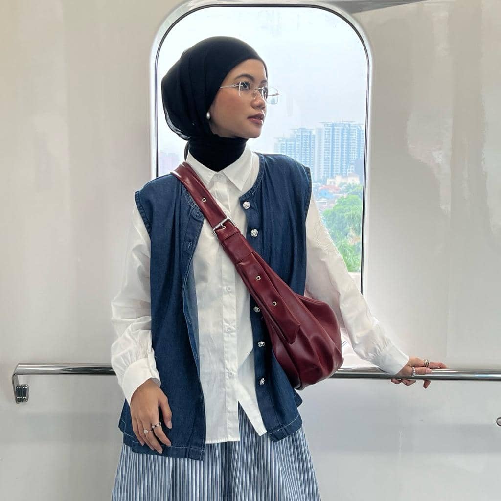 Saudaree - Dreya Vest Denim