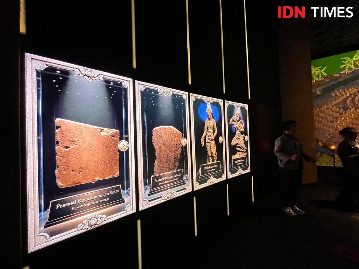 Potret Batu Carita di Galeri Indonesia Kaya, Grand Indonesia, Jakarta Pusat 