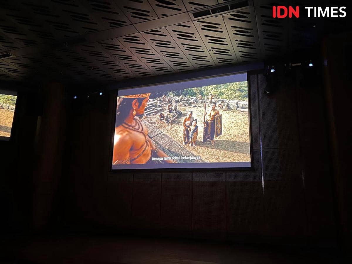 Potret Asal Mula Borobudur The Movie, Galeri Indonesia Kaya, Grand Indonesia, Jakarta Pusat 