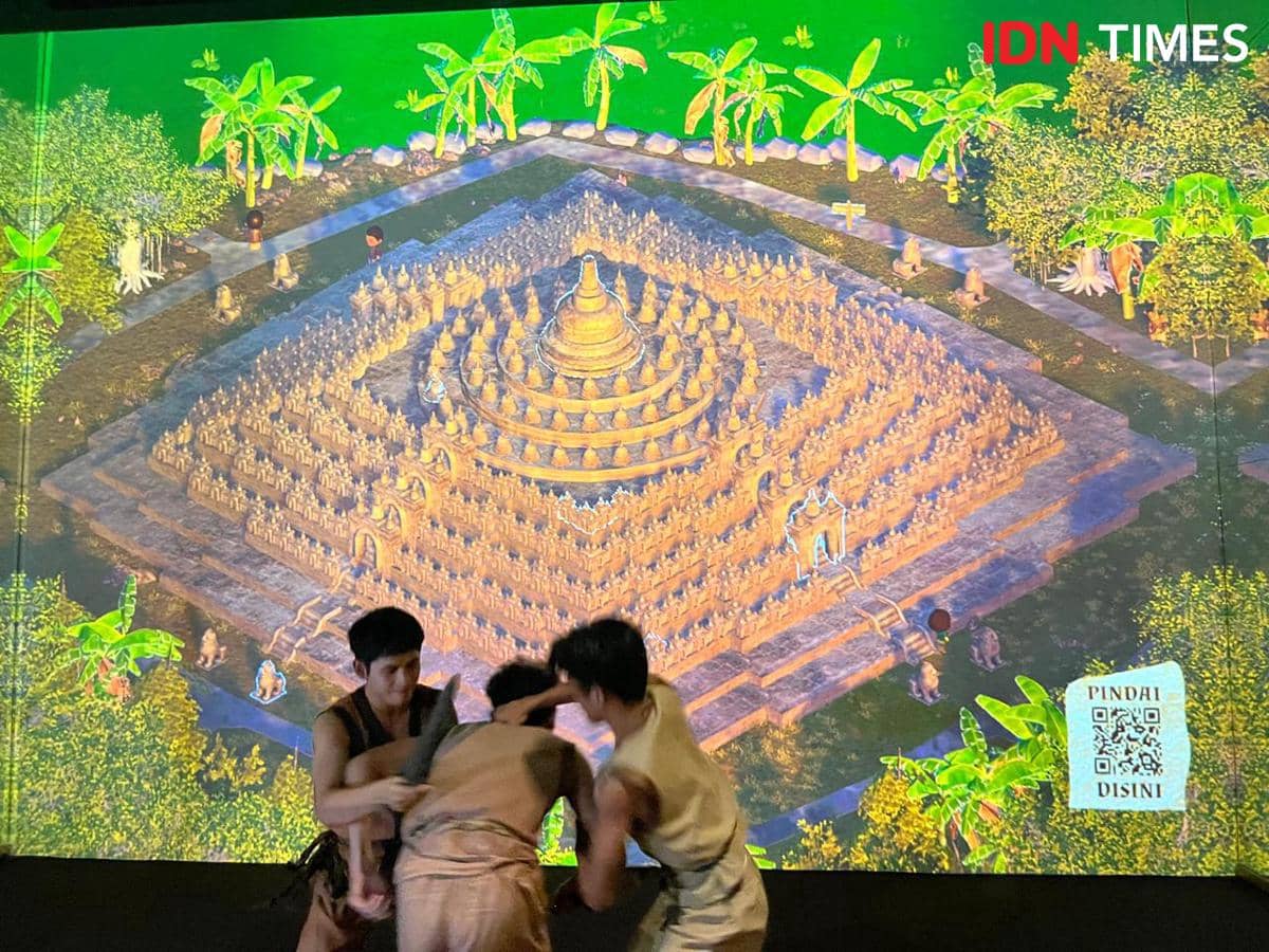 Potret Mandala Candi Borobudur, Galeri Indonesia Kaya, Grand Indonesia, Jakarta Pusat