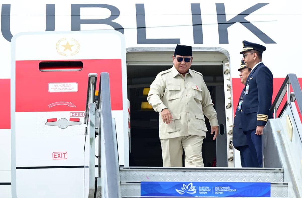 Presiden Prabowo Subianto tiba di Rusia, Rabu (2/9/2026) (dok. Sekretariat Presiden)