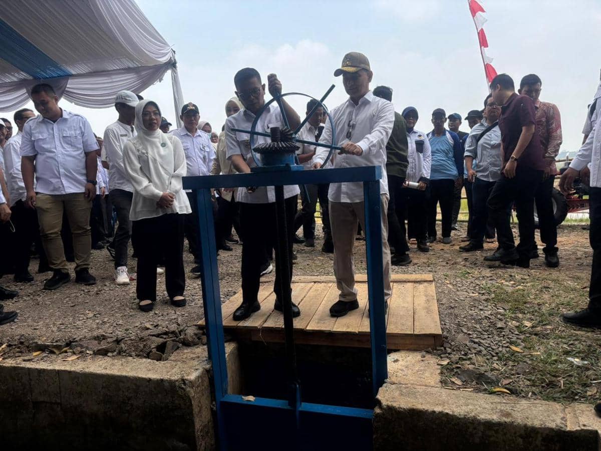 Pembangunan Irigasi Dikebut, Produksi Beras di Banten Ditarget Naik 30 Persen