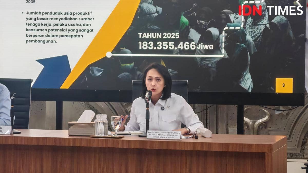 Wakil Menteri Pelindungan Pekerja Migran Indonesia (P2MI), Christina Aryani (IDN TImes/Ilman Nafi'an)