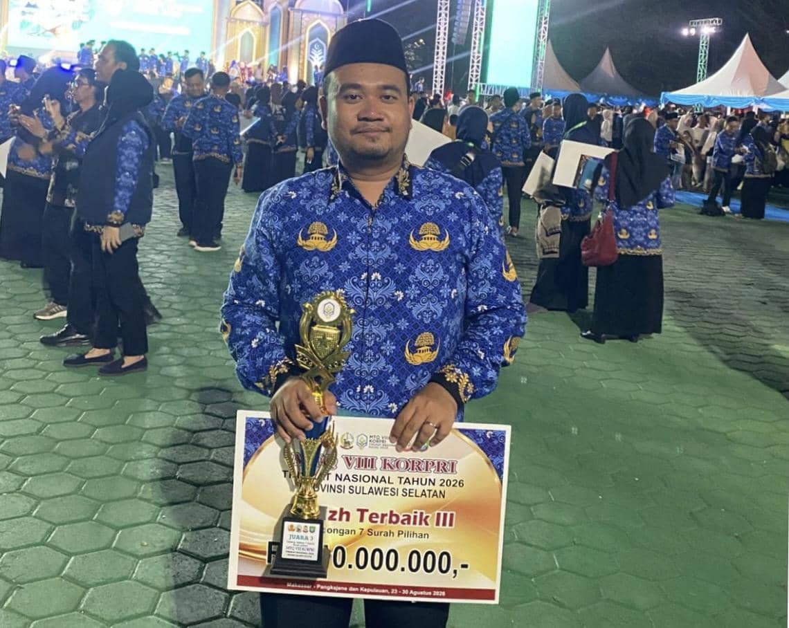 MTQ KORPRI Nasional di Sulsel, Penghulu KUA Parlilitan Peringkat III 