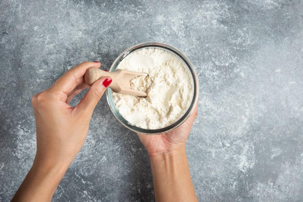 ilustrasi protein powder