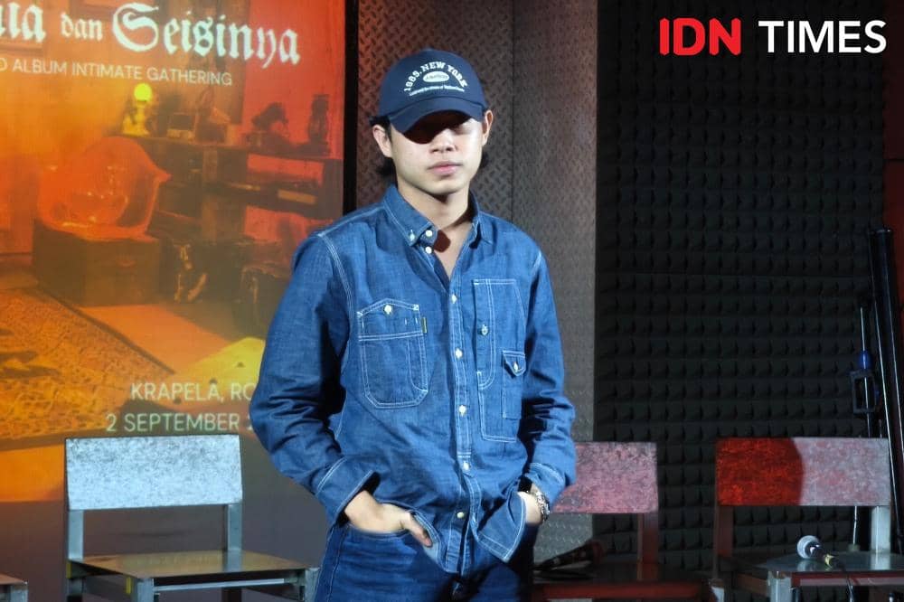 Potret Rony Parulian dijumpai saat press conference album terbarunya di Jakarta Selatan, Rabu (2/9/2026) (IDN Times/Juan Dwi)