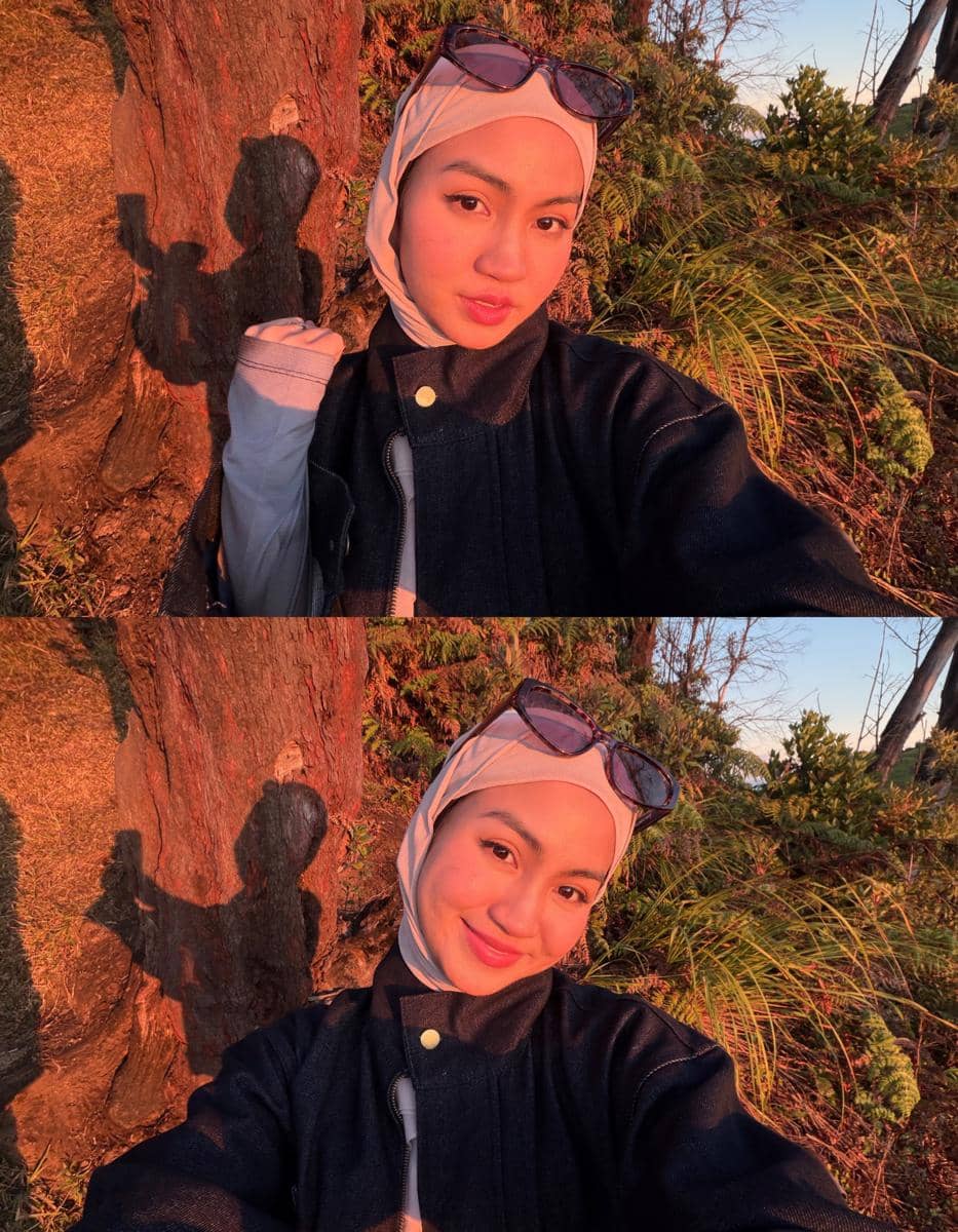 Xaviera Putri dan sahabat di Kawah Putih Ciwidey Bandung