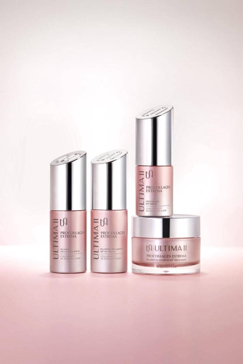 Kemasan produk perawatan kulit Procollagen Extrema dari House of Ultima II yang didokumentasikan oleh Raisha Wirapersada.