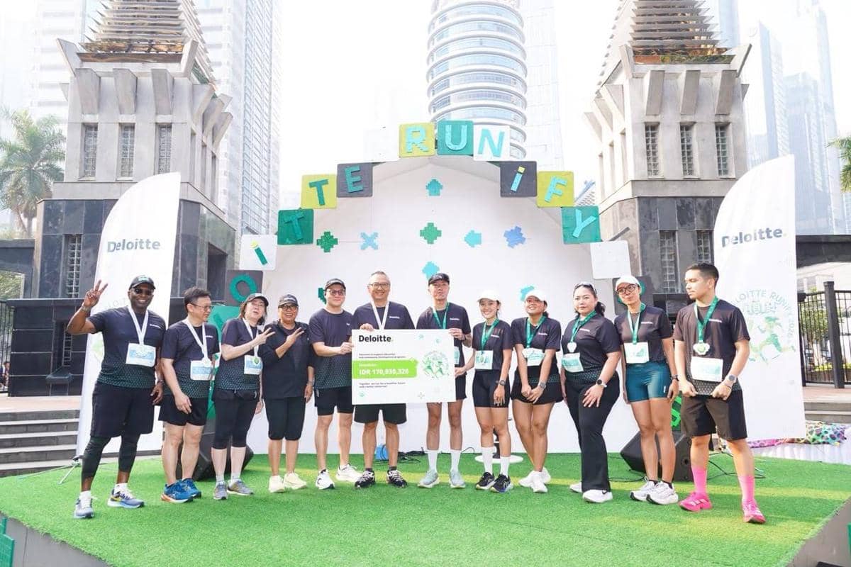 Deloitte Runify 2026 Galang Dana Rp170 Juta Untuk Dukung Pendidikan
