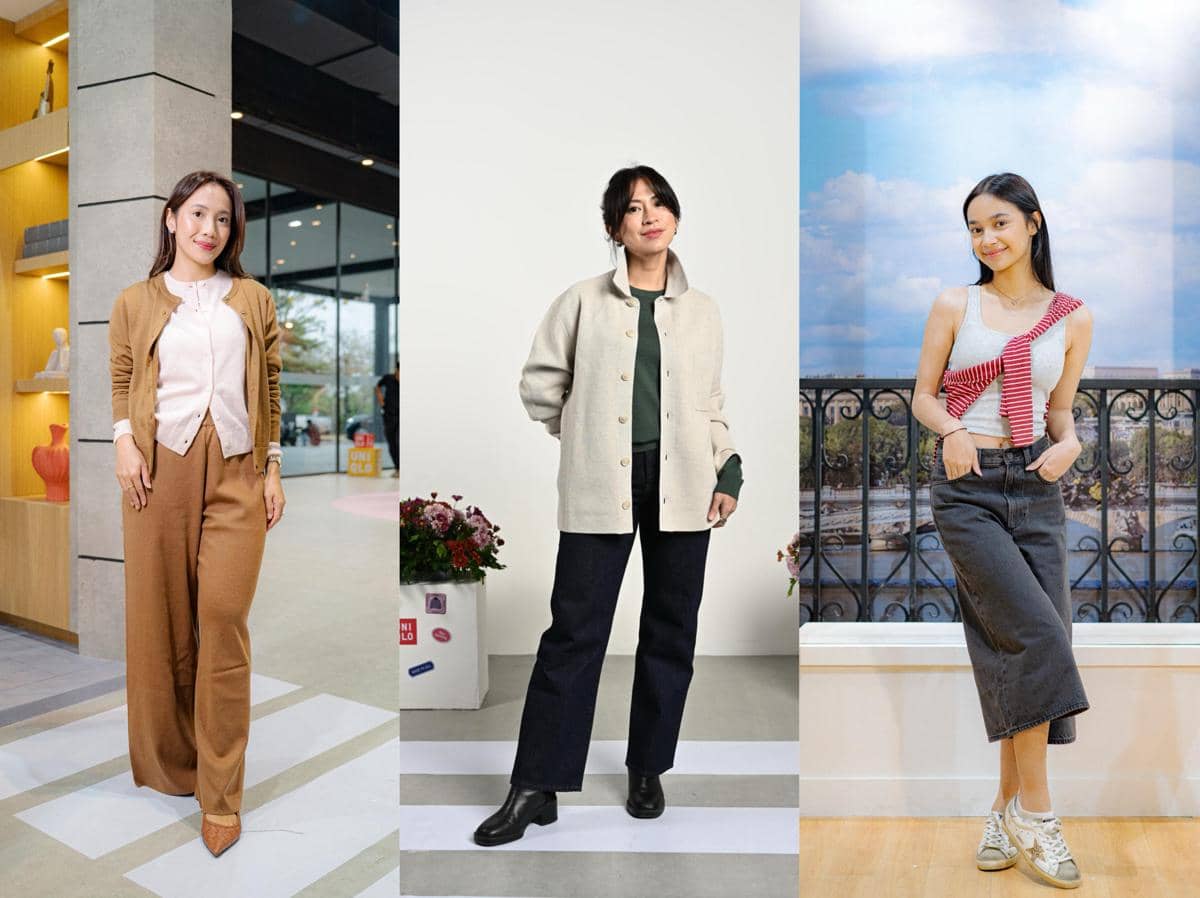 Darinesty Thufailana, Tyna Dwi Jayanti, dan Sydney Azkassya mengenakan busana comfort wear UNIQLO untuk hangout.