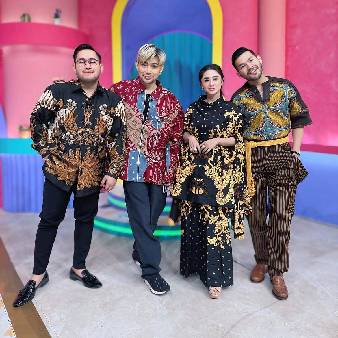 Potret king nassar bersama host pagi pagi ambyar