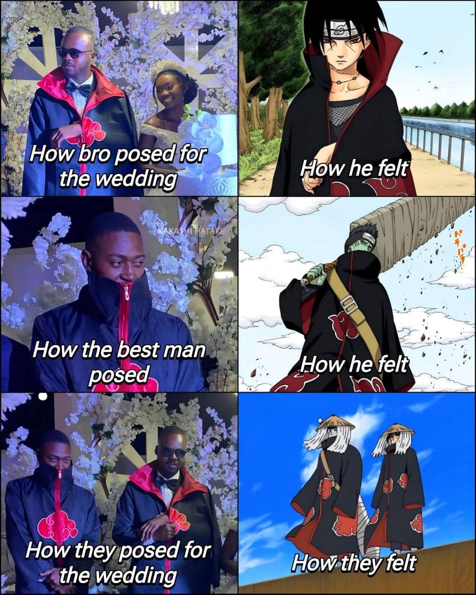 meme Naruto tentang pose