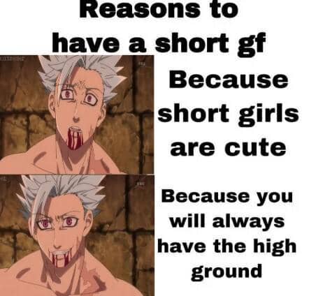 meme anime tentang cewek bertubuh mungil