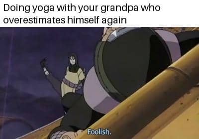 meme Naruto tentang pose