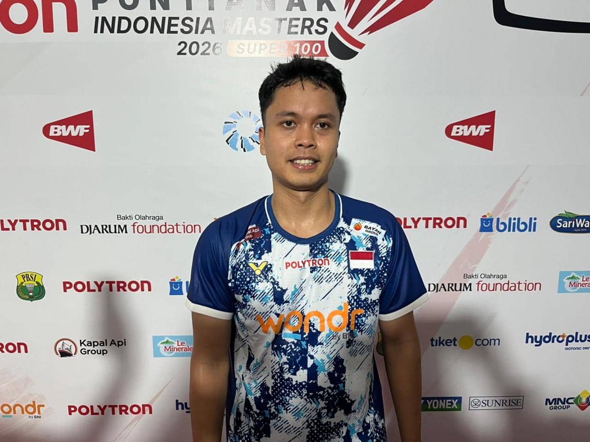 Kalah dari Pemain Ranking 98, Anthony Ginting Tersingkir di Polytron Pontianak