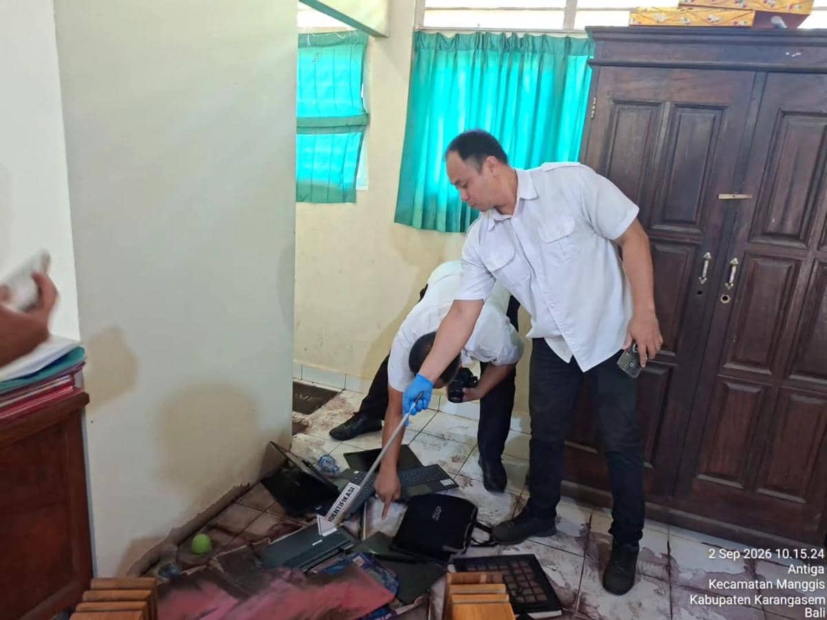 Polisi Masih Buru Pelaku Perusakan SDN 3 Antiga Kelod