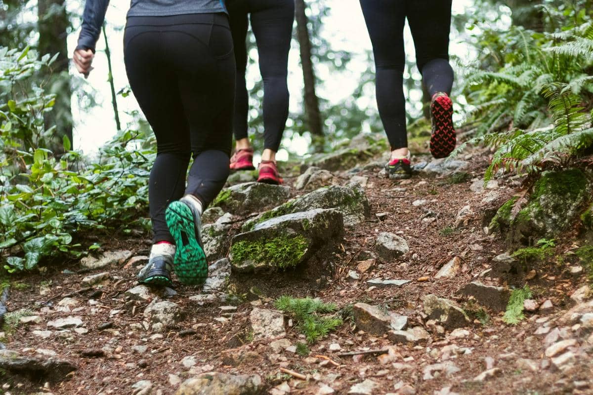 ilustrasi sepatu trail running
