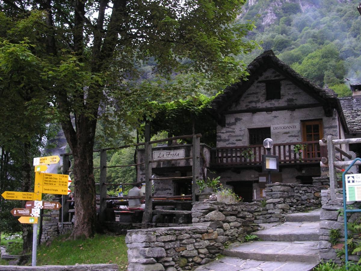 La Froda, restauran yang berada di Desa Foroglio